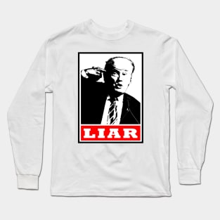 Donald Trump Liar and agitator Long Sleeve T-Shirt